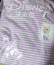 迪士尼童裝兒童家居服套裝春秋新款舒適條紋男童睡衣保暖女童秋衣 e迪彩英文K霞紫白 160 曬單實(shí)拍圖
