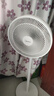美的（Midea）電風(fēng)扇 家用七葉立式落地扇宿舍臥室輕音節(jié)能搖頭桌面小風(fēng)扇大風(fēng)力空氣循環(huán)風(fēng)扇 SAF30AC  曬單實拍圖