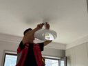 松下（Panasonic）風扇燈IP40全光譜護眼58瓦LED照明36寸風扇燈 HHLZ4000【包安裝】 曬單實拍圖