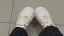 回力女鞋板鞋女厚底多巴胺甜美加絨小白棉鞋5018Z 米/粉 40 曬單實(shí)拍圖
