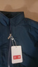 古謙棉衣男外套冬季加厚保暖休閑立領棉服男夾克褂子棉襖男上衣加大碼 藍色 棉衣 L （100-120斤） 曬單實拍圖
