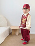 G.DUCKKIDS小黃鴨一周歲衣服男寶寶抓周禮服中國風(fēng)唐裝兒童百日宴套裝春秋季 亭臺周歲服四件套 80 7-11月(建議寶寶75-85cm)cm 曬單實(shí)拍圖
