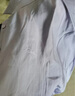 茵曼（INMAN）通勤百搭長(cháng)袖白襯衫女法式氣質(zhì)寬松別致開(kāi)衫襯衣 淺水藍 L 曬單實(shí)拍圖