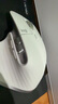 羅技（Logitech）大師系列 MX Master 3S 無線藍牙鼠標 人體工學 辦公 靜音鼠標 高端 珍珠白 帶無線接收器 曬單實拍圖