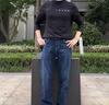 CAIDEN KETCH品牌男裝牛仔褲男士2025新款春秋季寬松直筒褲中年爸爸裝百搭褲子 藍(lán)色 32 腰圍2尺5適合140斤左右 曬單實(shí)拍圖