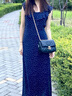 CinvaiKrose通勤包包女包2025年新款斜挎包女士單肩菱格鏈條包教師節(jié)禮物生日 黑色Black【小號(hào)】送女友老婆走心 曬單實(shí)拍圖