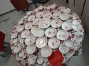 紅官窯紅梅報(bào)喜餐具整套碗盤釉下彩耐高溫白瓷結(jié)婚喬遷新房送長(zhǎng)輩禮陶瓷 紅梅報(bào)喜62頭【錦盒裝】10人食 曬單實(shí)拍圖