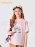 巴拉巴拉童裝兒童短袖T恤男童女童上衣大童2025夏裝速干時(shí)尚208225117215 曬單實(shí)拍圖
