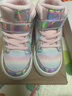 泰蘭尼斯童鞋冬季新款板鞋女童加絨保暖兒童運動(dòng)鞋微高幫休閑鞋子 彩/銀 28 內長(cháng)18cm 適合腳長(cháng)17.0 曬單實(shí)拍圖