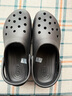 卡駱馳（crocs）經(jīng)典云朵Clog女沙灘洞洞鞋涼拖鞋206750 206750-001  38  曬單實(shí)拍圖