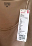 優(yōu)衣庫女裝HEATTECH羅紋U領(lǐng)Bra T恤/保暖衣內衣秋冬新款478793 00 白色 XL /165/92 曬單實(shí)拍圖