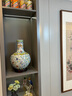 伯莎丹頓（BERTHA DENTON）景德鎮(zhèn)陶瓷花瓶手繪斗彩天球瓶瓷瓶客廳玄關仿古裝飾中式瓷器擺件 青花斗彩暗八仙纏枝蓮 小號 曬單實拍圖