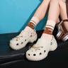 【95成新】卡駱馳（crocs）女鞋厚底云朵洞洞鞋戶(hù)外休閑時(shí)尚一腳蹬沙灘鞋 206750-2Y2 36-37 曬單實(shí)拍圖