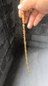 正朝黃鍍金項鏈男士吊墜飾品鍍越南沙金項鏈大號空心圓柱節老板鏈子裝飾 曬單實(shí)拍圖