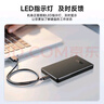 紐曼（Newsmy）500GB 移動(dòng)硬盤(pán)機械 星云塑膠系列  USB3.0  2.5英寸 星空黑 穩定耐用 數據備份 大U盤(pán) 曬單實(shí)拍圖