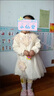 G.DUCKKIDS童裝漢服女童連衣裙春秋2025新款新中式旗袍裙女寶寶春裝國風(fēng)裙子 玉兔紗裙粉色 90 （建議寶寶10-12公斤 24-36 曬單實(shí)拍圖