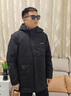 花花公子（PLAYBOY）羽絨服男冬季加厚保暖中老年爸爸裝防風(fēng)休閑男款立領(lǐng)可拆卸帽外套 藏藍色 2XL 推薦【130-145斤】 曬單實(shí)拍圖
