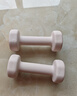 Keep 彩色浸塑啞鈴 男女家用家庭健身肌肉塑形手臂輕重量櫻粉 1kg*2 曬單實(shí)拍圖