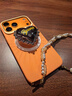 PYNANA【新品】翡娜娜純色星芒殼適用蘋(píng)果17手機殼iPhone17/16/15ProMax官方液態(tài)硅膠原創(chuàng  )珠寶磁吸保護套 [ 新色上市 ] 星芒暮光橙 - 珠寶配飾殼 iPhone 17 Pro  曬單實(shí)拍圖