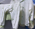婧麒（JOYNCLEON）新生嬰兒衣服純棉男女寶寶秋冬睡衣分體打底內衣套裝 Jyf153023 曬單實(shí)拍圖