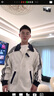 主意范（ZHUYIFAN）美式條紋休閑開(kāi)衫衛衣男春秋新款潮牌學(xué)院風(fēng)情侶百搭運動(dòng)夾克外套 A001-W5089白灰(高品質(zhì)升級版） XL 125-145斤 曬單實(shí)拍圖