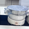 美的（Midea）電火鍋IH電磁加熱火鍋專(zhuān)用鍋分體家用多功能鍋4.5L大容量3分鐘飛快沸騰電煮鍋帶蒸屜HGE22BY06Z 曬單實(shí)拍圖