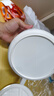食品泡面碗宿舍學(xué)生帶蓋不銹鋼泡方便面可瀝水湯盆食堂打飯專(zhuān)用 17cm【奶白色】帶蓋泡面碗+餐具 曬單實(shí)拍圖