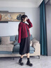 革曼孕婦裝秋季套裝2025新款時(shí)尚長(cháng)袖外套開(kāi)衫寬松遮肚孕婦連衣裙秋冬 黑色連衣裙 XL 曬單實(shí)拍圖