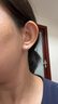 唯一（Winy）999純銀耳釘送老婆媽媽生日禮物女生輕奢小眾高級感感耳環(huán)飾 曬單實(shí)拍圖