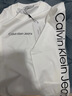 CALVIN KLEIN JEANS重磅純棉CK長(cháng)袖T恤男女新款字母印花上衣寬松百搭學(xué)生打底長(cháng)袖T恤 白色ck長(cháng)袖 L 曬單實(shí)拍圖