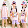 汪汪隊立大功（PAW PATROL）兒童睡衣女童家居服短袖短褲兩件套A類(lèi)棉蝙蝠袖夏裝 PA1897  120 曬單實(shí)拍圖