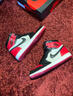 aj男鞋高幫板鞋男秋冬季學(xué)生休閑莆田男鞋運動(dòng)籃球鞋子男dunk女鞋 AJ高幫黑紅 39 曬單實(shí)拍圖