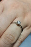 喜鉆七夕禮物鉑金鉆戒女六爪結婚鉆石戒指求婚戒指結婚鉆戒婚戒送女友 【推薦】現貨-50分FG色SI 曬單實(shí)拍圖