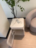 八沐兮高端床頭柜輕奢家用臥室床邊柜簡(jiǎn)約置物架柜子輕奢萬(wàn)向輪移動(dòng)邊幾 升級款感應燈+萬(wàn)向輪奶白色40*55 曬單實(shí)拍圖