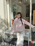 Teenie Weenie小熊女裝羽絨服2025冬季新款清新少女感保暖帶帽外套 粉色 S 曬單實(shí)拍圖
