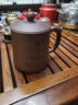 艾瑩嘉 宜興紫砂杯純手工泡茶杯子男女士款大容量帶蓋辦公杯喝茶杯家用養生杯名家原礦老紫泥杯 原礦老紫泥（茶可清心） 曬單實(shí)拍圖