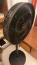 格力（GREE）電風(fēng)扇家用落地扇客廳低噪省電七葉大風(fēng)量落地風(fēng)扇節(jié)能搖頭立式辦公宿舍床頭空氣循環(huán)扇電扇 【黑色】七葉強風(fēng) 14吋升級加大 35X65h7 曬單實拍圖