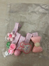 嬰兒發(fā)夾女寶寶不傷發(fā)夾子兒童發(fā)卡嬰幼兒小發(fā)夾頭飾小女孩汗毛夾 TS192-01粉色兔子5件套 曬單實(shí)拍圖