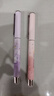 晨光(M&G)文具熱可擦金屬鋼筆套裝(3.4mm晶藍墨囊*2 潤筆器) 考試寫字正姿鋼筆萌萌熊兔HAFP2198 曬單實拍圖