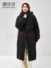 雪中飛（SNOWFLYING）羽絨服女士2025新款外穿氣質(zhì)中長(cháng)款淑女休閑加厚時(shí)尚冬季保暖外套 曬單實(shí)拍圖