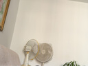 美的（Midea）電風扇家用遠距送風遙控智能落地扇七葉智能感溫立式電扇宿舍臥室搖頭 40CM大網(wǎng)罩杏色35mkl 曬單實拍圖