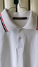 羅蒙男童短袖polo衫校園服飾春夏新款T恤女童班服 白色短袖POLO衫 160 曬單實(shí)拍圖
