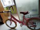 永久（FOREVER）永久兒童自行車(chē)永久自行車(chē)兒童 自行車(chē)3-6歲折疊自行車(chē)兒童單車(chē) 標配粉|輻條輪+折疊+輔助輪+禮包 18寸|身高120-150cm|送腳撐 曬單實(shí)拍圖