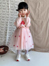 戴維貝拉（DAVE＆BELLA）兒童毛衣連衣裙甜美女童網(wǎng)紗裙新款童裙小童春天裙子寶寶衣服 粉色【現貨】 90 cm（建議身高80-90cm） 曬單實(shí)拍圖