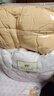 乖奇熊【鵝絨三防】寶寶羽絨服連體衣秋冬連帽保暖衣服嬰兒可愛哈衣外穿 奶黃 80cm 曬單實拍圖