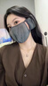 樂(lè )淇萊冬保暖口罩二合一防寒防風(fēng)男女立體搖粒絨騎行護耳面罩2025新款 黑色一個(gè) 曬單實(shí)拍圖