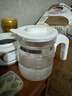 新貝恒溫水壺全玻璃 恒溫壺嬰兒沖奶 調(diào)奶器溫奶器燒水壺養(yǎng)生壺8235 曬單實拍圖