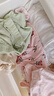 貝瑞加（Babyprints）寶寶內(nèi)褲4條裝女童平角短褲小女孩純棉面包褲柔軟打底褲花園兔100 曬單實拍圖