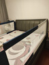 AOTGSSE床圍欄嬰兒床圍擋安全護欄床邊一面擋板寶寶防摔床上圍欄免打孔 【免打孔】皇冠熊1.8+2+2m 三面裝 曬單實(shí)拍圖