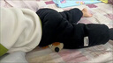G.DUCKKIDS小黃鴨寶寶棉褲男童冬裝兒童褲子中小童休閑褲男孩加絨加厚長(cháng)褲 黑色 90 尺碼1~2歲【 80-90cm】 曬單實(shí)拍圖